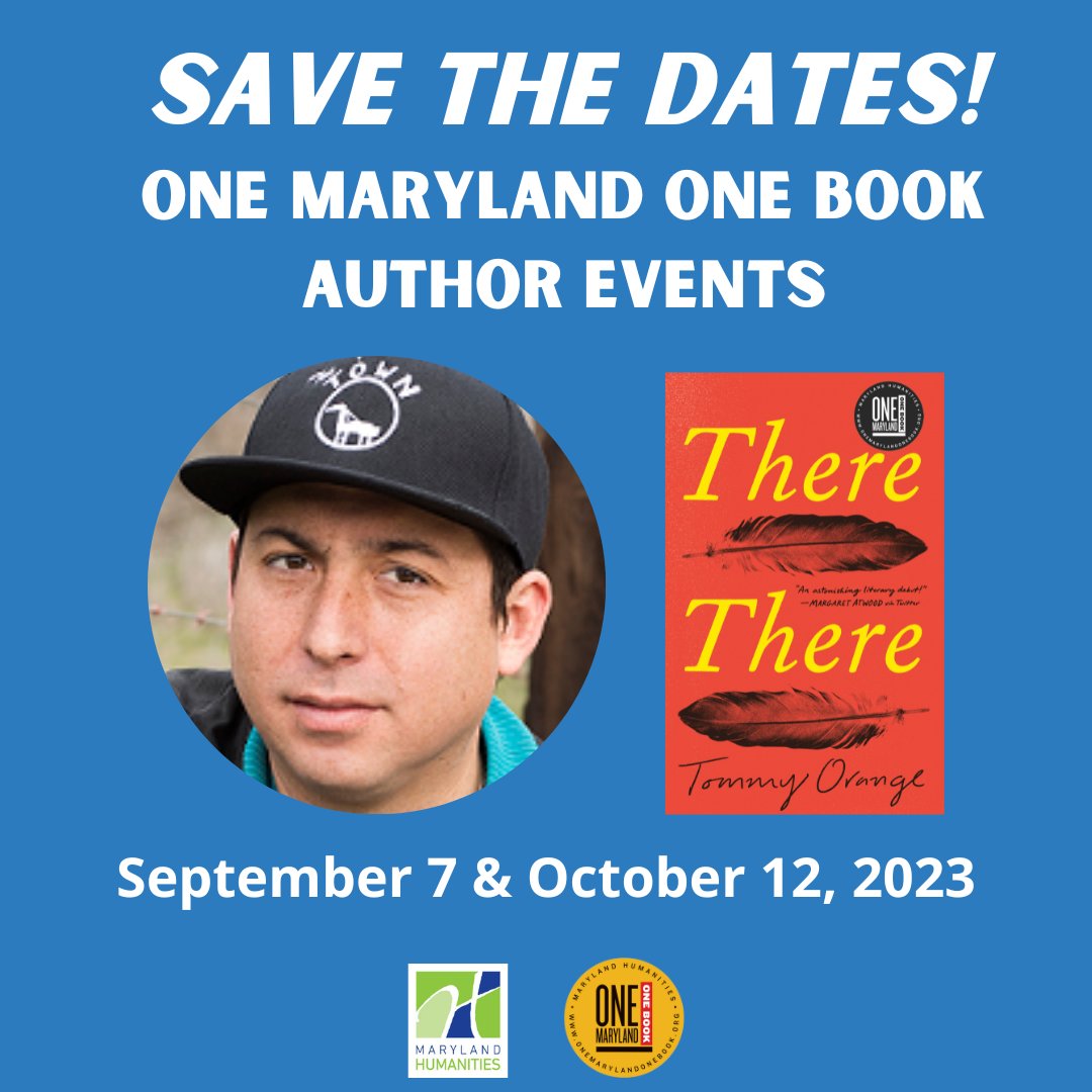 We're excited to announce our #1MD1BK Author Events featuring Tommy Orange (Cheyenne and Arapaho)! Orange will be in conversation with Brendan Shay Basham (Diné, @papayathief) and @SalisburyU's Dr. Isabel Quintana Wulf. Learn more: bit.ly/3XWSetp