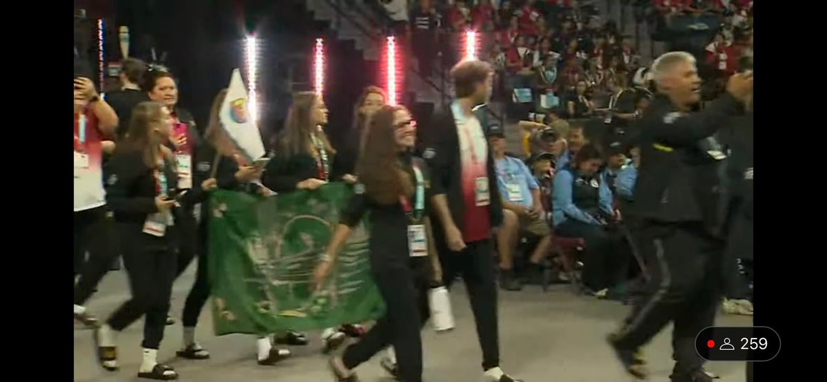 NMCNutrition's tweet photo. From @TeamNB88 pep rally through to the packed streets and into the opening ceremonies for @NAIG2023. This was one of the most memorable experience of my career thus far. The singing, dancing, celebrating and regalia was breathtaking. So much emotion! A great start! https://t.co/3S2MHX6Tr0