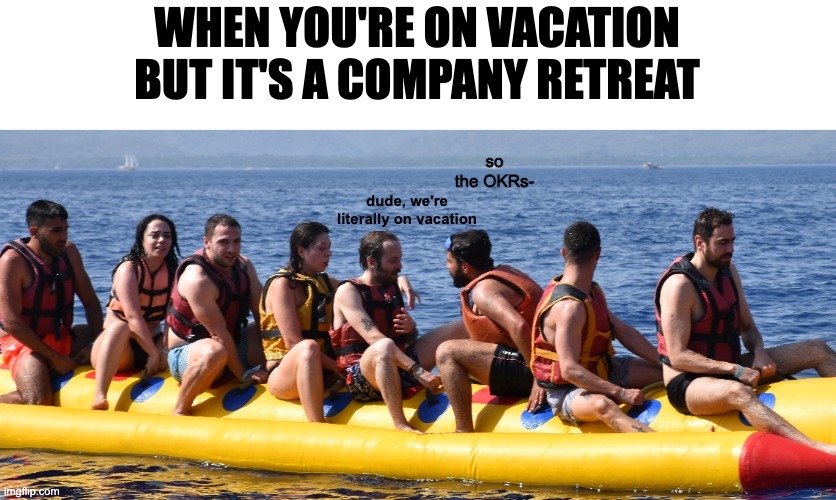 The show can't stop, won't stop, even if you're riding a banana like it's the wildest roller coaster in town!

#UserGuiding #annualretreat2023