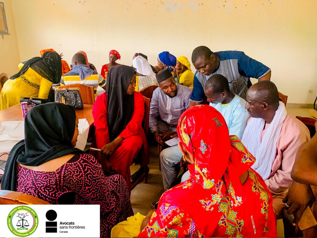 Identification des enjeux de l'#EG, des #DH et de la lutte contre l’impunité assortie de recommandations opérationnelles et sexospecifiques par 14 OSC internationales, nationales, locales et 30 Acteurs et Actrices du Changement du projet #JUPAX à Tombouctou🇲🇱
<a href="/ASFCanada/">Avocats sans frontières Canada</a> 
<a href="/ATJLF_/">Africa Transitional Justice Legacy Fund (ATJLF)</a>