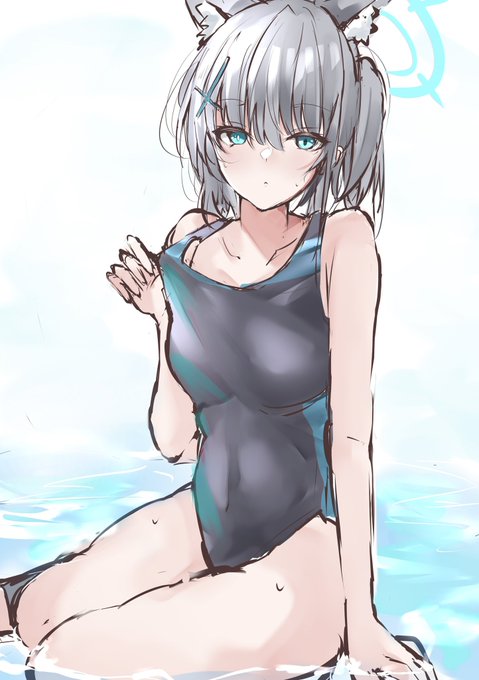 ん、息抜きに水着シロコ 