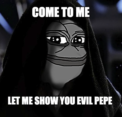 evilpepe_token's tweet photo. Introducing #EvilPepeToken 

You know that voice in your head that says you shouldn't risk it. And then a sinister voice of reason says sell your family and go all in? Yeah.. That's #EvilPepe whispering in your ear. 

He wants you for his own. He'll have you.

#memecoin #ERC20 https://t.co/ayX5HkmBOC