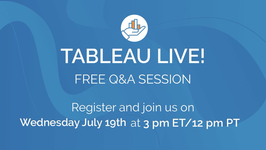 BoulderInsight's tweet image. Register NOW for 🌟FREE Tableau Q&amp;amp;A Session bit.ly/3DccNbK #Tableau
