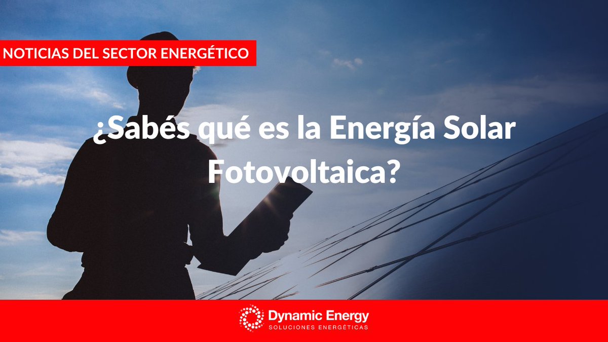 DynamicEnergyAr's tweet photo. Muchas veces hablamos de #energía #fotovoltaica, #paneles #solares y energías #renovables pero, ¿sabemos cómo funciona? Leé el artículo para conocer en detalle qué es la #EnergíaSolarFotovoltaica y qué componentes son necesarios para su aplicación ⬇⬇⬇

https://t.co/rOGTOLTXTS https://t.co/ZOuqs8K4Be