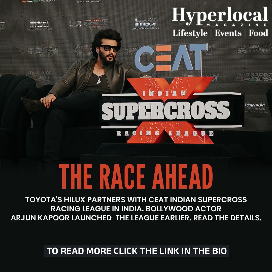 HyperlocalMagz's tweet photo. Toyota’s Hilux joined forces with Ceat Indian Supercross Racing League, launched by the dashing Arjun Kapoor, to showcase renowned riders from India as well as the global motor sporting landscape.  head to https://t.co/mnQqEmqvZ9
#hyperlocalmagazineofficial #actor #model https://t.co/uc94YyU0gW