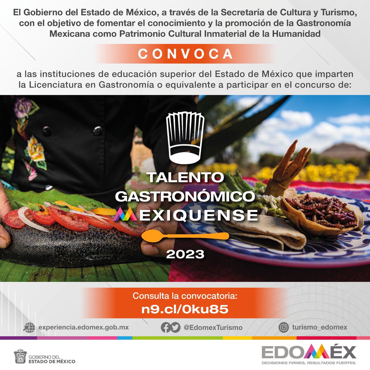 Demuestra que eres mejor que Master Chef o Iron Chef 🧑‍🍳 Participa en #TalentoGastronómicoMexiquense 2023. Consulta las bases en: n9.cl/0ku85

<a href="/AlexaReyesNader/">Alexa Reyes Nader</a>