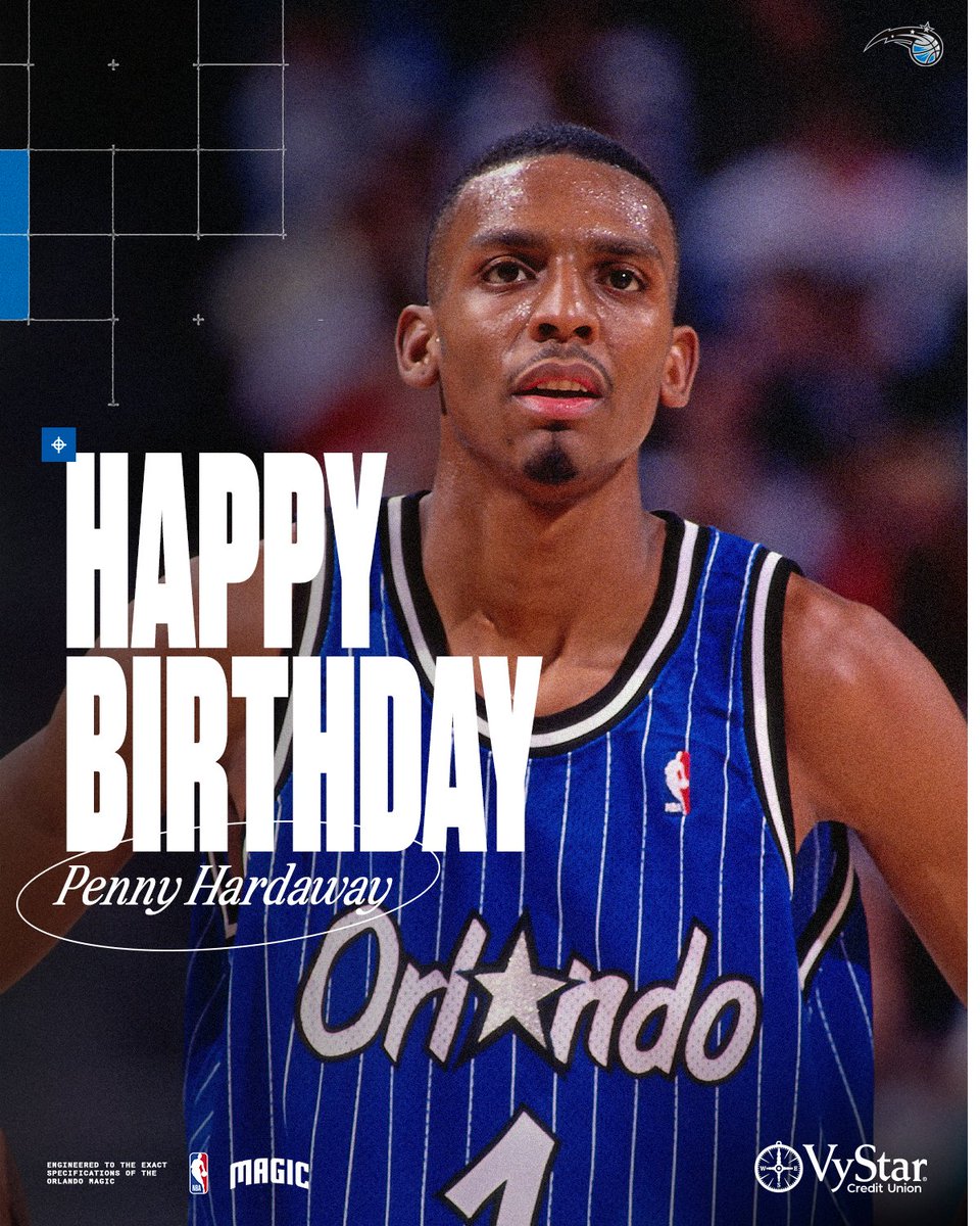 OrlandoMagic's tweet image. rt to wish Penny Hardaway a HBD 🎂