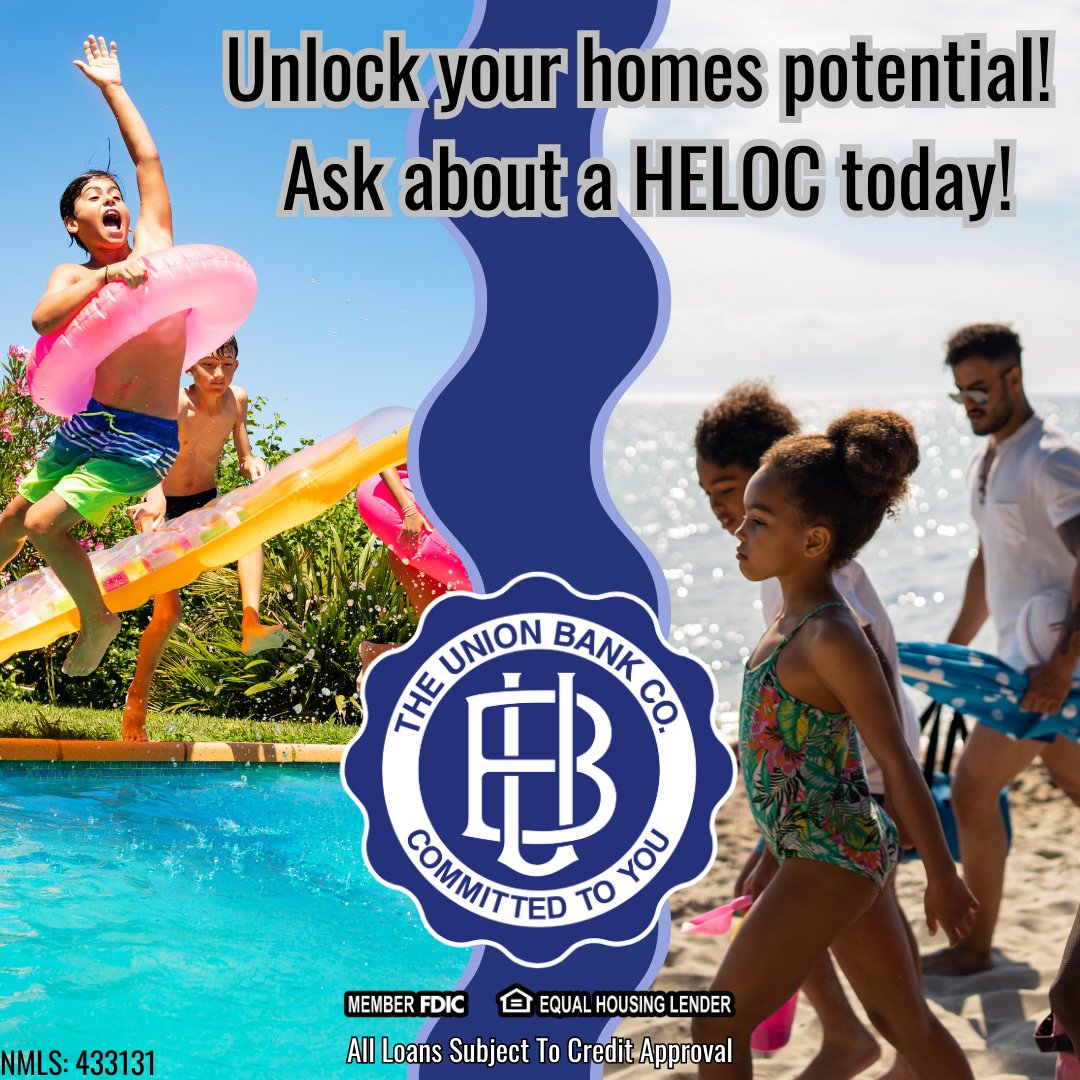 TheUnionBankCo's tweet photo. 🌴✨ Dreaming of a vacation? 🏖️💼 Unlock your dream getaway with a Home Equity Line of Credit (HELOC)! 🏠💳 Utilize the equity in your home to fund your vacation, enjoying competitive rates and flexible repayment options.  💼✈️💰 #HELOC
https://t.co/yMnxjzj1AL https://t.co/45A36Brtt3