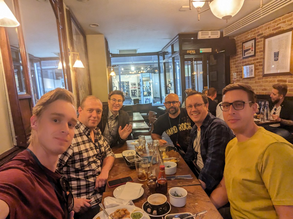 the6by6's tweet photo. Sixbysixers hanging in there at #MM23UK after a deliciously free pre-party from the lovely people at @ShipperHQ https://t.co/Iq3taPqF4L