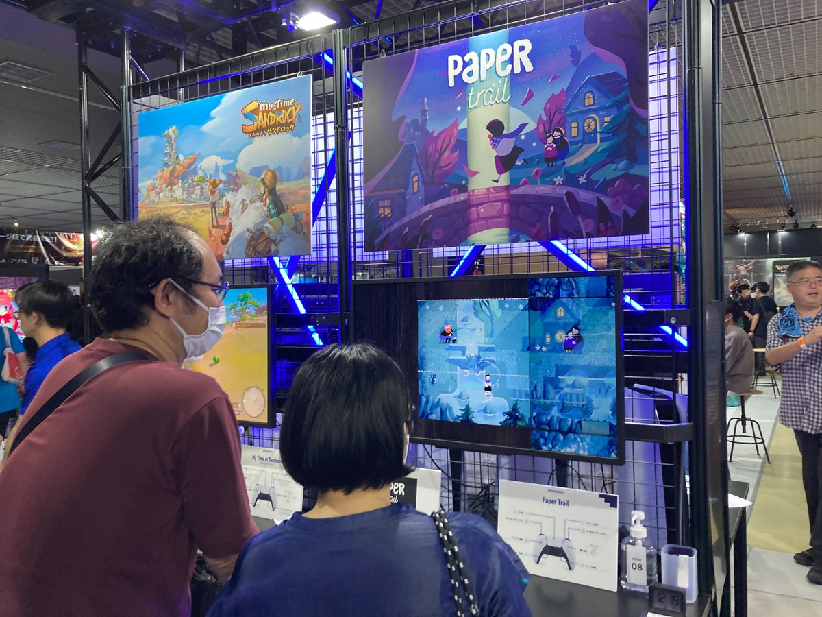 NewfangledGames's tweet photo. It was an honour to officially debut Paper Trail on Playstation at @BitSummit in Kyoto! 💪
#BitSummit #bitsummit2023 #indiegame https://t.co/9NJ9TtTIkj