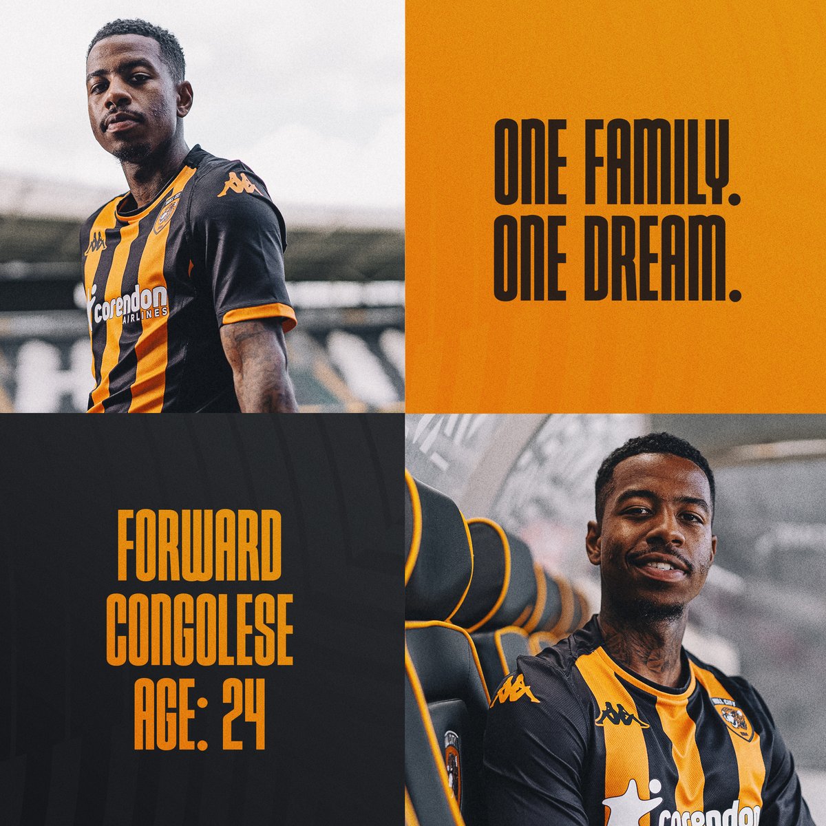 HullCity's tweet photo. ✍️ We are delighted to announce the signing of Jason Lokilo on a two-year deal for an undisclosed fee from @SpartaRotterdam, with a club option of a further year! 
 
Welcome to Hull City, @jasonlokilo! 🔥

#hcafc | Realtor Global