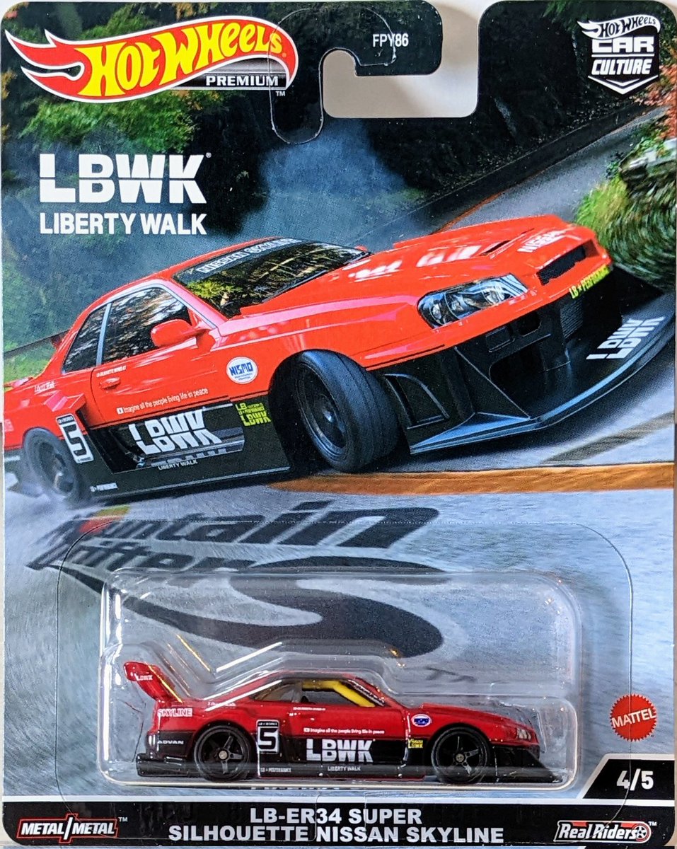 HW1DAI's tweet photo. 478台目
LB-ER34 SUPER SILHOUETTE NISSAN SKYLINE
#hotwheels
#ホットウィール
#ミニカー https://t.co/Hdzb4FnHk4