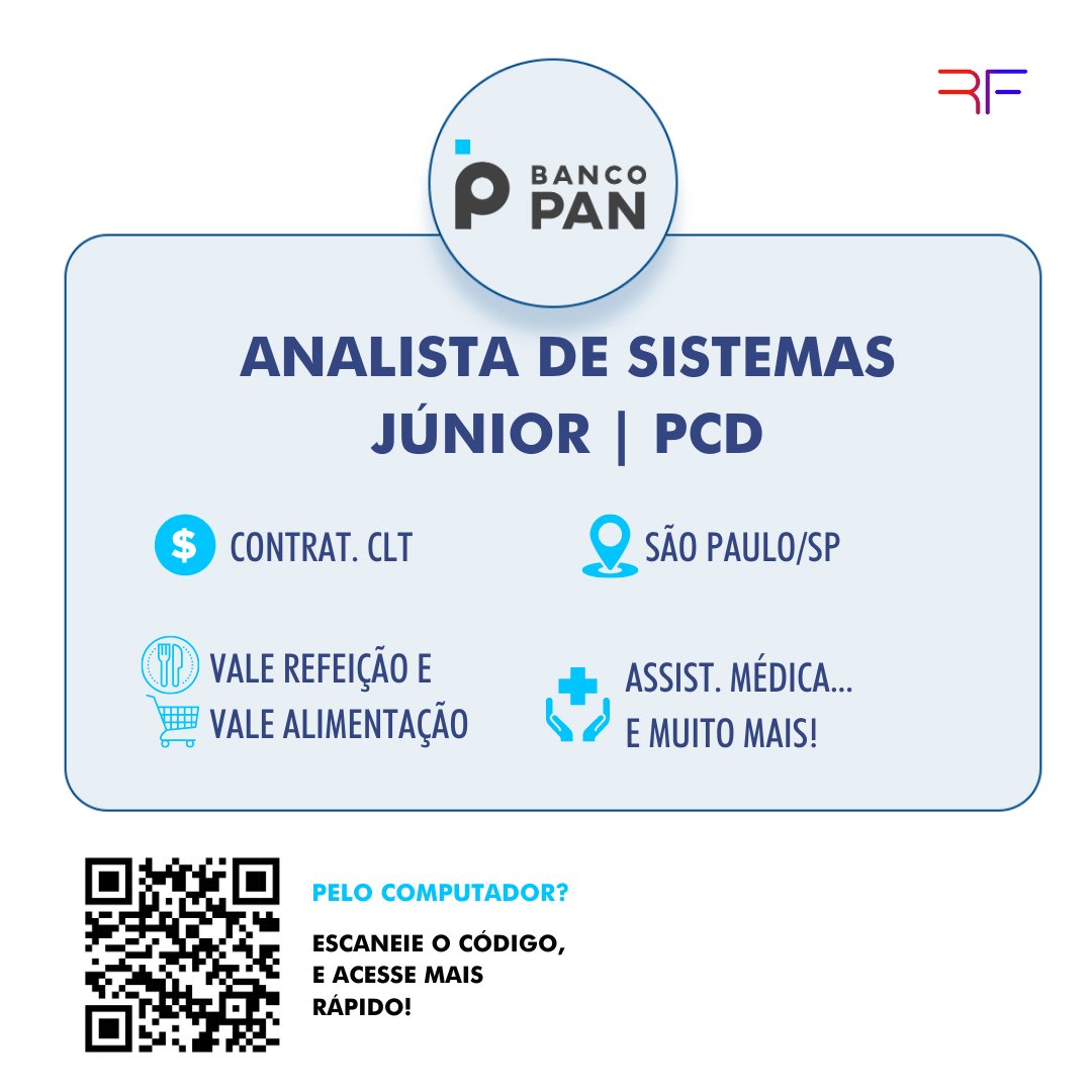 recrutify's tweet photo. ✨ Cadastre-se agora mesmo em nosso site...Não deixe essa oportunidade escapar.

🔗 https://t.co/usOtwNM6YP

#Recrutify #VagasAbertas #OportunidadesProfissionais #Cadastre-seAgora https://t.co/H7BtX0zNbn