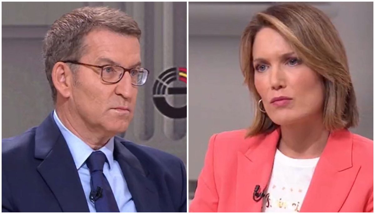 maxpradera's tweet image. Sería increíble que el coraje periodístico de una sola mujer le diese la vuelta in extremis no ya a estas elecciones, sino a la Historia de España de los próximos años.

No concibo mejor mensaje feminista.