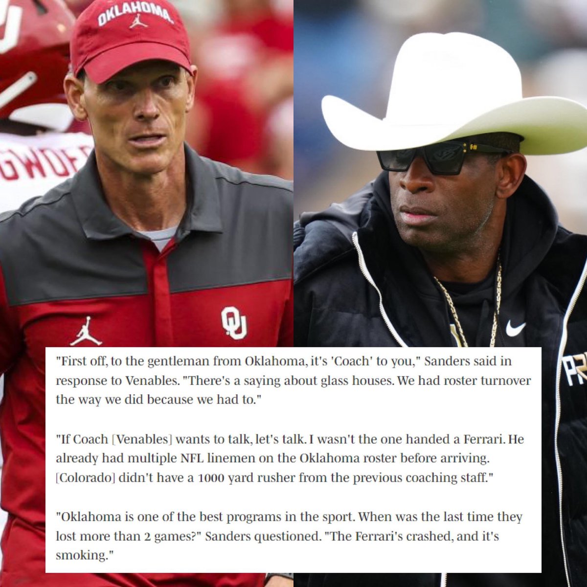 OSUfreak82's tweet photo. Okay, I like @DeionSanders again. https://t.co/EN418uhecF
