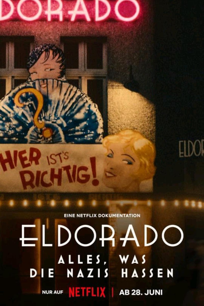 first_17's tweet photo. เพิ่งรู้ว่ามีสารคดีเรื่อง Eldorado: Everything the Nazis Hate อยู่ใน #NetflixTH นี่แหละ 

เล่าถึงประวัติศาสตร์ชุมชนเควียร์ไวมาร์กับนาซี (ในบริบทสาธารณรัฐไวมาร์หรือเยอรมนี ก่อนนาซีขึ้นมาเรืองอำนาจ) การต่อสู้สิทธิของเกย์และทรานส์ ประวัติศาสตร์วิทยาการการแปลงเพศ ฯลฯ https://t.co/bZz8PNVMDQ