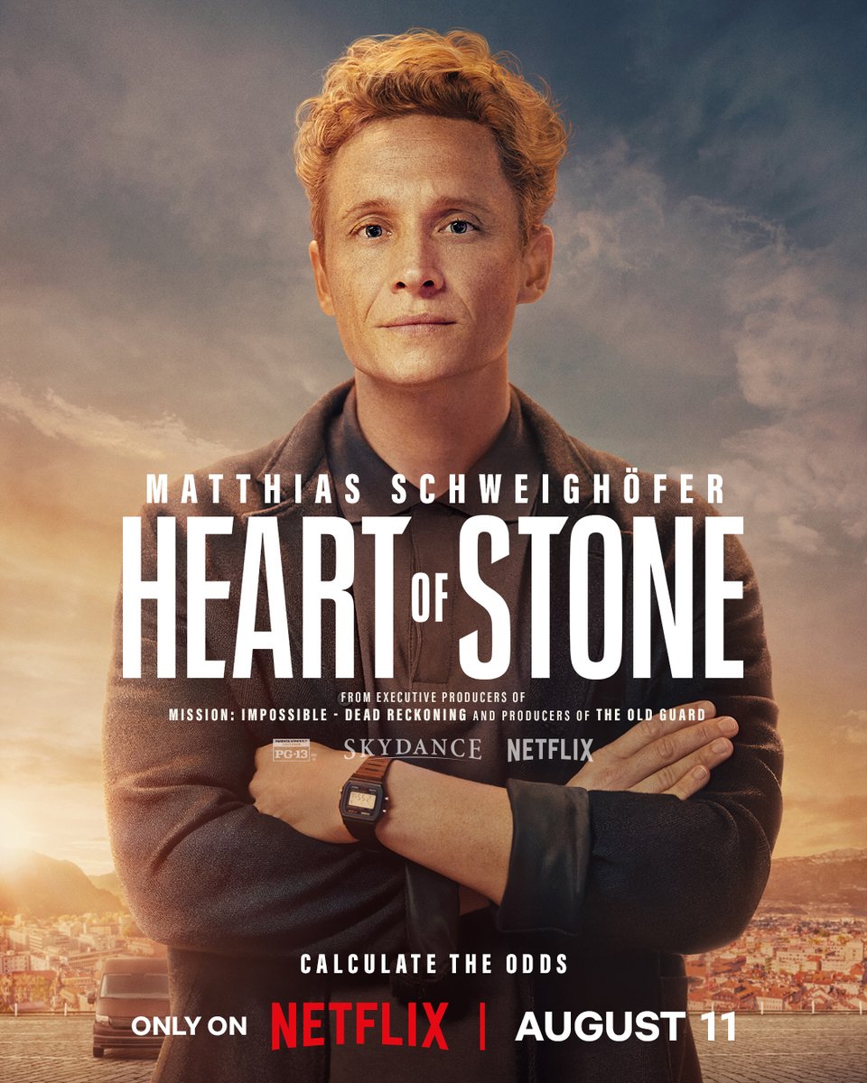 Gal Gadot, Alia Bhatt, Jamie Dornan, and Matthias Schweighöfer star in Heart of Stone, the unmissable action film of the summer. August 11.