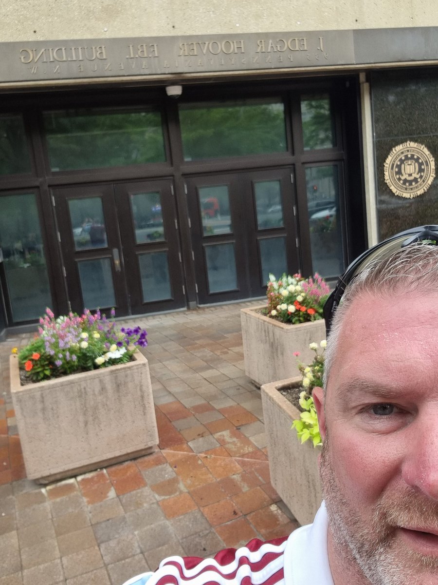 My hotel directly next to the FBI HQ....
