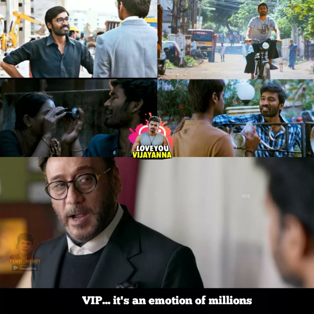 LoveYouVJAnna's tweet photo. Done re-watch, @dhanushkraja forever indebted to thank you for this film na 😭❤🔥
#9YearsOfVIP #9YearsOfBlockBusterVIP #9YearsOfBBVIP https://t.co/tGfgf5rskq