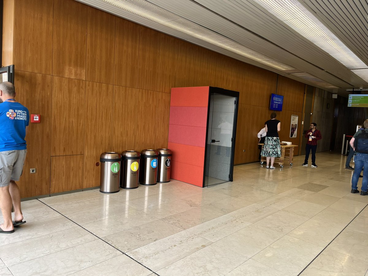 Can't help but to think about Futurama each time I pass by this booth at <a href="/europython/">EuroPython</a> 😁