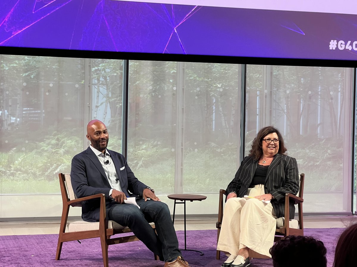 Stanley Pierre-Louis, CEO of the ESA, opened the first talk at Games for Change with Cynthia Williams, head of Wizards of the Coast. She believes everyone in the world is a gamer. Games can reach people and bring them together in ways nothing else can, she said.