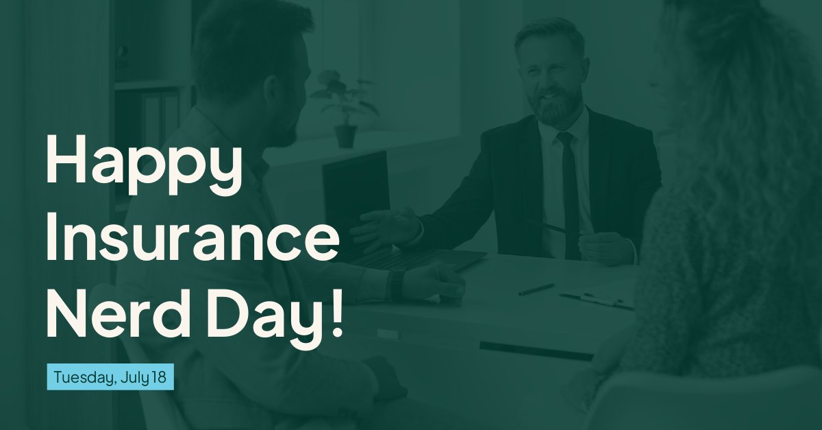 It's safe to say that we are insurance nerds and proud of it! Happy Insurance Nerd Day to all our friends who are just as excited about insurance as we are!

#InsuranceNerds #InsuranceNerdDay #CareersinInsurance