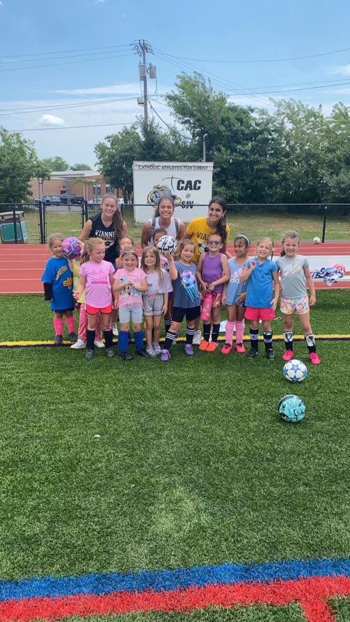 Hailey84451292's tweet photo. Had a great time volunteering last week as a trainer and coach along with a few of my SJV teammates at the Monmouth County Parks System Summer Soccer Camp. #LancerNation https://t.co/XySHxpG7tA