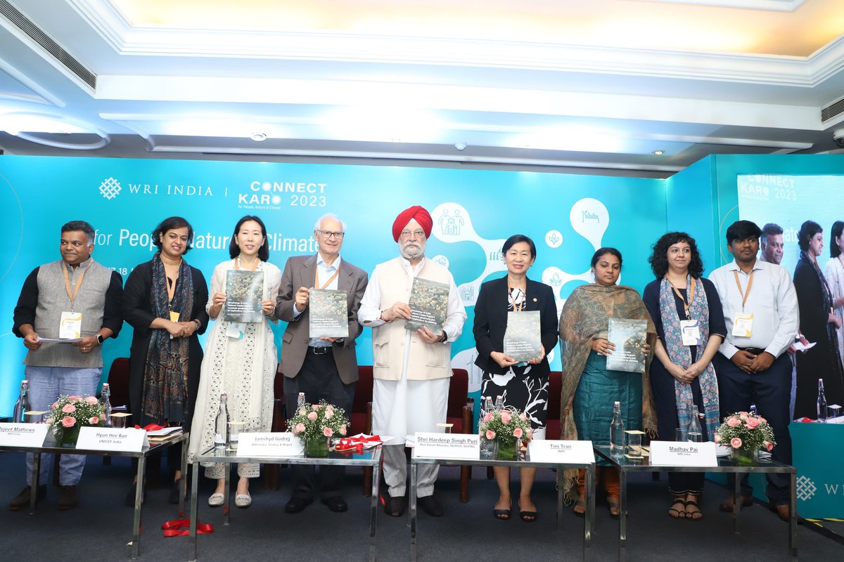 HardeepSPuri's tweet photo. Delivered the keynote address in the session at 2023 edition of Connect Karo 2023, which brings the brightest minds together to deliberate on the future of India’s urban planning, as India aspires to become ‘Viksit Bharat’ by 2047 driven by leadership of PM @narendramodi Ji https://t.co/xk65XuNXhS