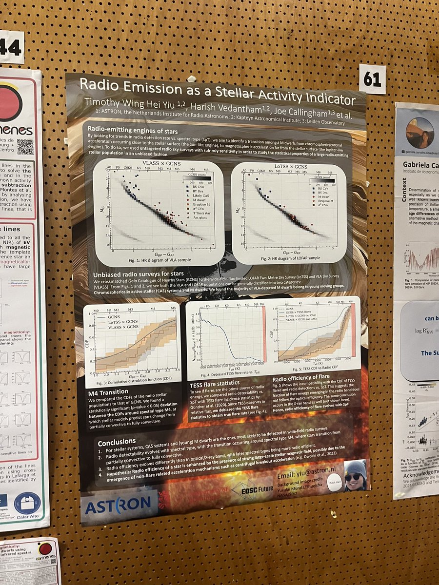 All those at #TOE3, go check out <a href="/astroYiu/">Timothy Yiu</a>’s poster on looking at radio emission from stars using <a href="/LOFAR/">Low Frequency Array</a> and the VLA. Do flares follow radio activity? Dosent look like it!
