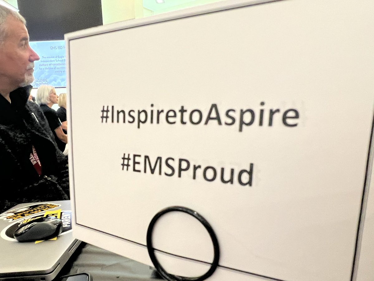 It’s time to #InspiretoAspire <a href="/EMSISD/">EMS ISD</a> <a href="/EckertKathleen/">Kathleen Eckert</a>