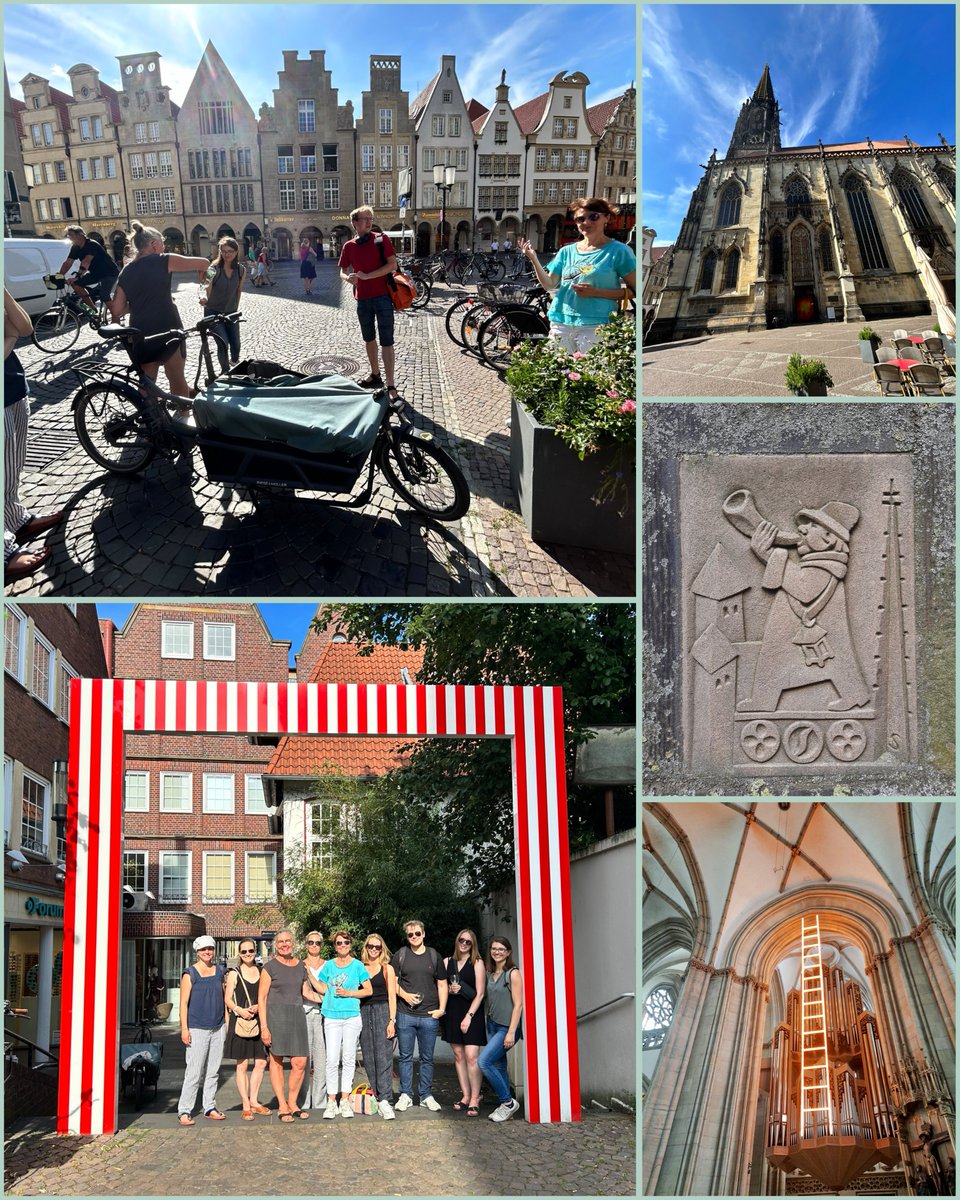 hechler_lab's tweet photo. #TeamTuesday 
We had a blast at our first team summer event with a guided tour in the beautiful historic city of Münster! Of course with carrier bycicle 🚲😄 https://t.co/JU58N15aBp