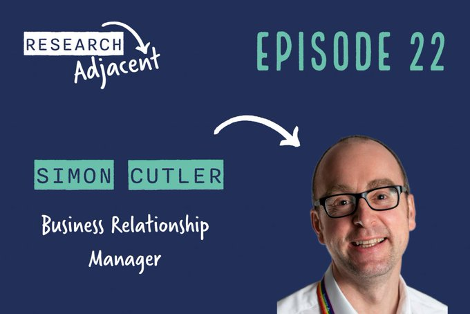 aspectangels's tweet photo. Aspect Angels driving force @SimonBCutler @UniRdg_KTC was recently interviewed for the Research Adjacent podcast about how he helps researchers engage with other organisations &amp; helped launch the Aspect Angel Network.

Listen here: https://t.co/vJlCAHj6i8 https://t.co/kpxbUL73wD
