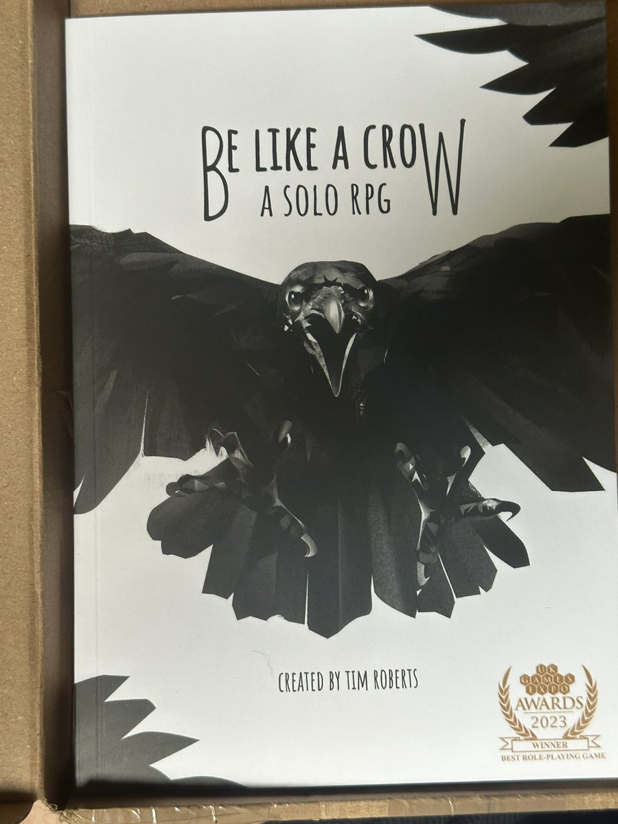 PartylessRPer's tweet photo. Two new games for my solo podcast.
#belikeacrow by @critkituk and #Rune by @GilaRPGs. https://t.co/VoasCku6bk