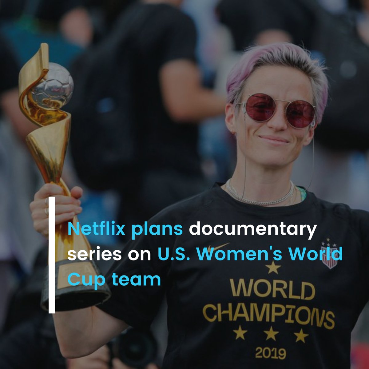 Sportsmonks's tweet photo. Netflix to release a documentary series on the US Women's National Soccer Team as they strive for a third consecutive World Cup title. Featuring rising talent and established stars, it's set to be an exciting watch. #Netflix #USWNT #WorldCup #Soccer #Documentary https://t.co/FdGHPA0ydO