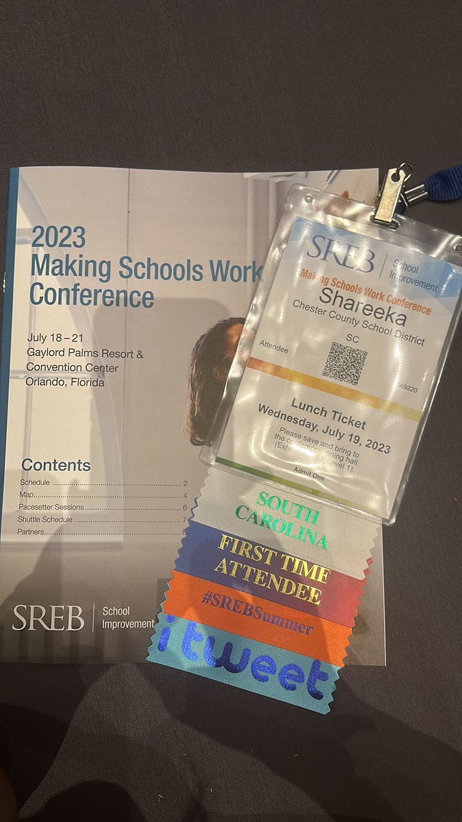 Mrs_SWorthy's tweet photo. 📚👺SREB:Making Schools Work 👺📚 Excited for this conference and learning opportunities to help make GFH be #BetterToday! https://t.co/RFcvDErJKq
