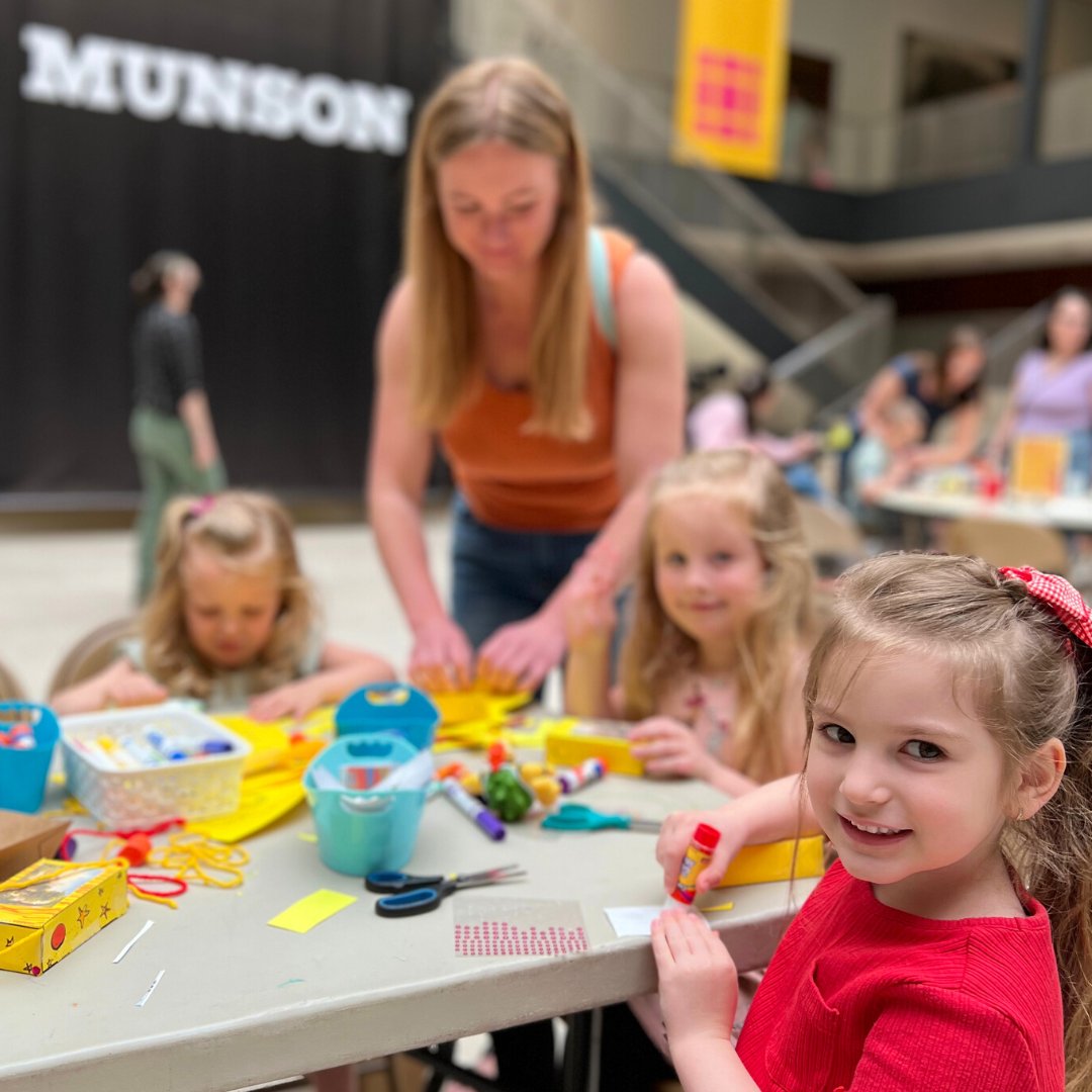 Arts Festival 2023 🌟

Create with us in the Children's Craft Tent, now located on the Museum of Art front lawn.

Visit this link bit.ly/3mEIg1J to browse the crafts offered throughout the week. 

P.S. the tent will feature face painting on Saturday, July 29! 🎨