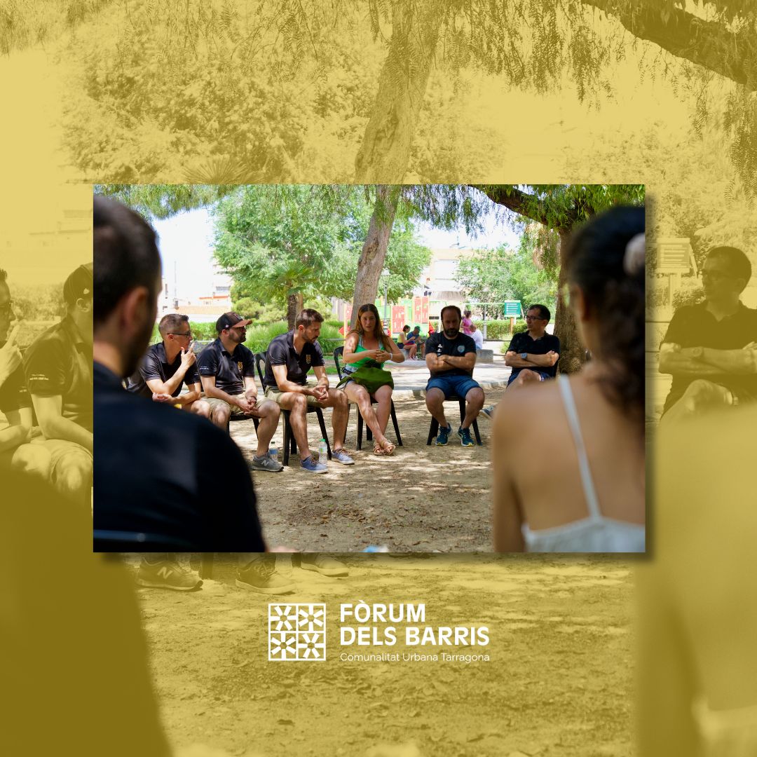 ComunalitatTgn's tweet photo. 💛 #EixEsportiCultura Entitats comparteixen experiències de processos impredictibles que ajuden a vertebrar el #teixitcomunitari i les capacitats d'enunciació. @CCSPISP @FCTarraco @tornavisteatre @thandbolc  @asocNous_camins  #associacioariadna #bloc23 #ClubEsportiuSolc https://t.co/jw8cqwvI8d