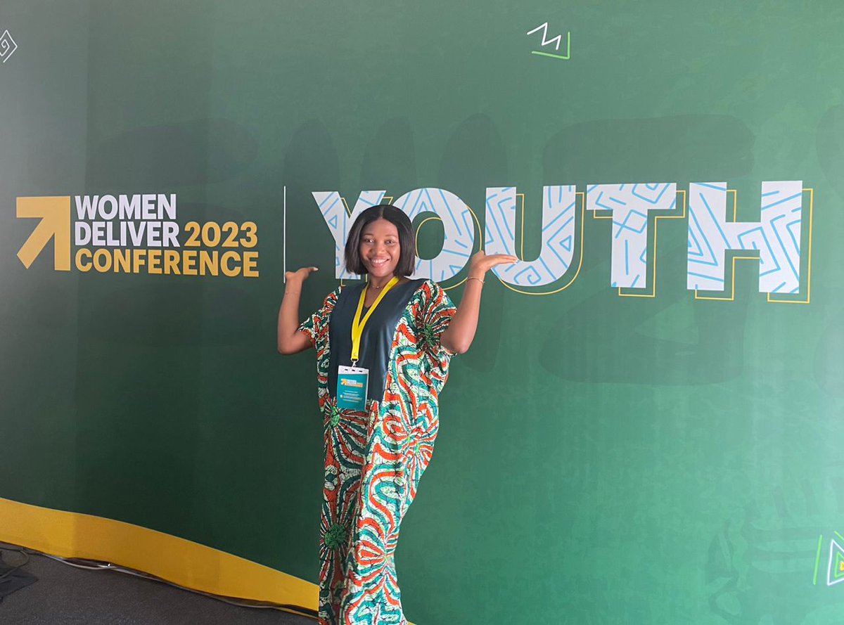 a360nigeria's tweet photo. @Mosimilolu_Ash representing @Adolescents360 at the Discussion forum with Donors on Adolescent Sexual Reproductive Health (ASRH) at Women Deliver 2023 Conference’s YouthZone!  
💪💙 #ASRH #YouthEngagement #WomenDeliver2023 #A360 @SFHNigeria https://t.co/nnN8AakuuB