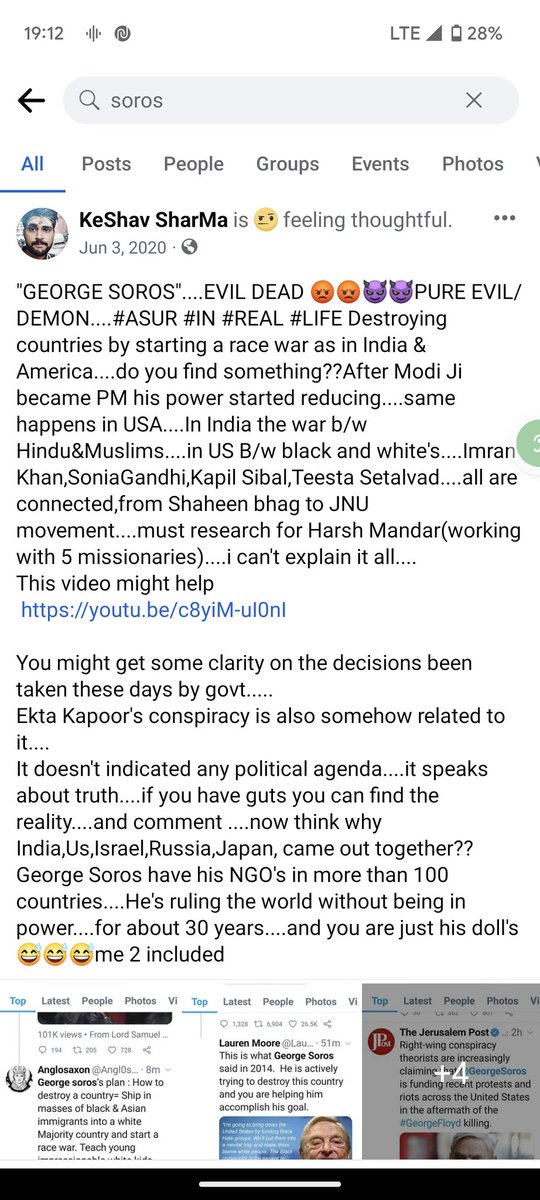 9Keshav68's tweet photo. I HAD POSTED THIS IN JUNE 2020,Now whole nation is realizing this.
"GEORGE SOROS CONTROLS THE WORLD ECONOMY FOR HIS BENEFITS." https://t.co/P88rUth3HH