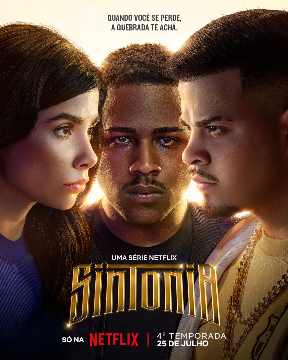 NetflixBrasil's tweet photo. Eu tô tremendo e não é pouco! 

Falta só uma semana pra Sintonia voltar - e essa 4a temporada vai ser a melhor de todas!!! 💥👊🏼 https://t.co/PRtvQfoBR7