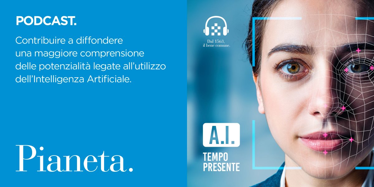 🎧 Podcast A.I. Tempo Presente
Esperti del settore parlano con Andrea Signorelli, giornalista specializzato in innovazione digitale, delle ultime scoperte nell'ambito dell'AI per riflettere sui relativi benefici e rischi nel  quotidiano e nel futuro

👉 bit.ly/3OivXmr
