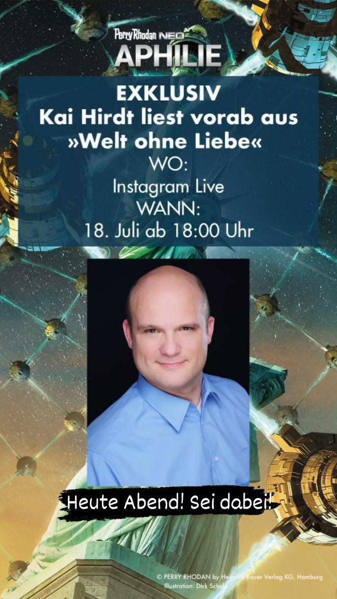Marlene von Hagen (@marlenevonhagen) on Twitter photo Heute Abend auf dem Instagramaccount der <a href="/PERRY_RHODAN/">PERRY RHODAN</a> Redaktion (perryversum)
#perryrhodan #perryrhodanneo Heute Abend auf dem Instagramaccount der <a href="/PERRY_RHODAN/">PERRY RHODAN</a> Redaktion (perryversum)
#perryrhodan #perryrhodanneo