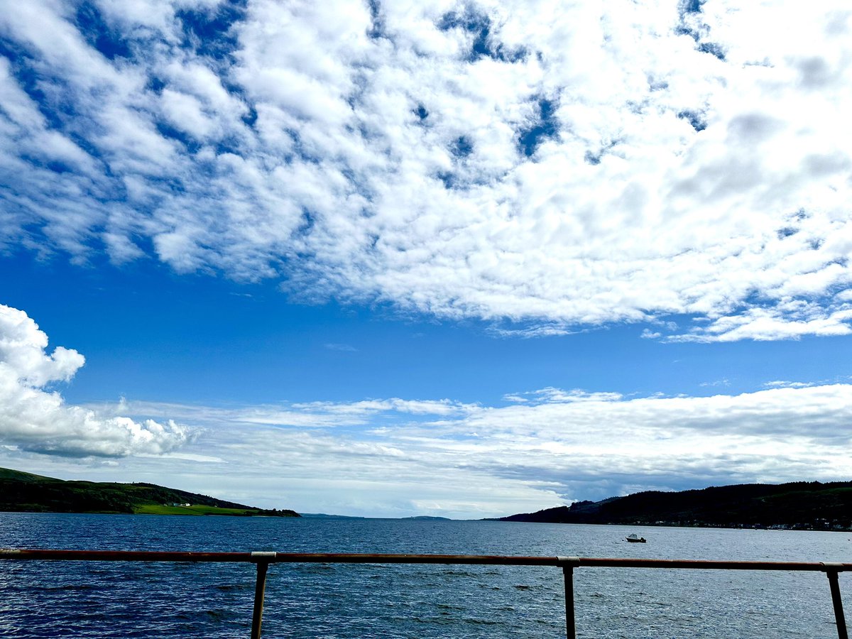 Today’s lunch spot 👌🏻☀️ #Tignabruich #Scotland