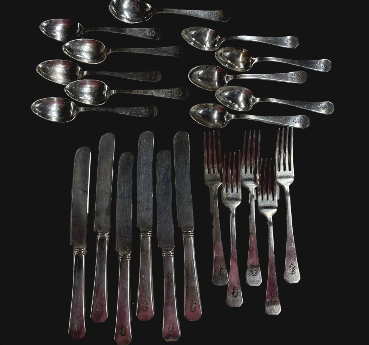 Vintage R Wallace &amp; Sons Sterling Silver Flatware.  Check out Wednesday's Auction.  It starts to close at 8:00 PM.  All proceeds go back to the community!  conta.cc/3OjUhVh