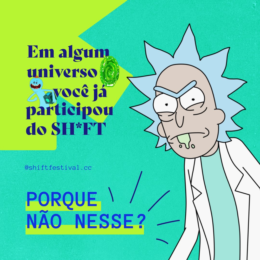 shiftfestivalcc's tweet photo. Eu tenho certeza que o SH FT é legal em todos os universos. https://t.co/p7UMYUTRMe