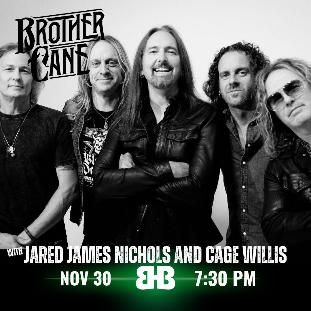 JUST ANNOUNCED! 🚨 

See @brothercane with @jaredjamesnichols and @cagewillis on November 30th! Tickets On Sale Now

🎫 bit.ly/brothercanenov…