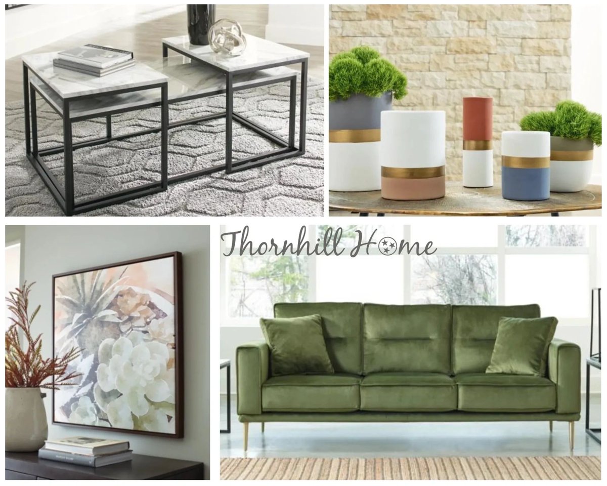 Our furniture and home decor will make you love where you live. Stop by our shop on 123 Front St. or browse our inventory online. #NashvilleFurnitureStores

🕰️ Tuesday-Friday 12-6
Saturday 10-5
Sunday 1-5

💻 ThornhillHome.com 24/7