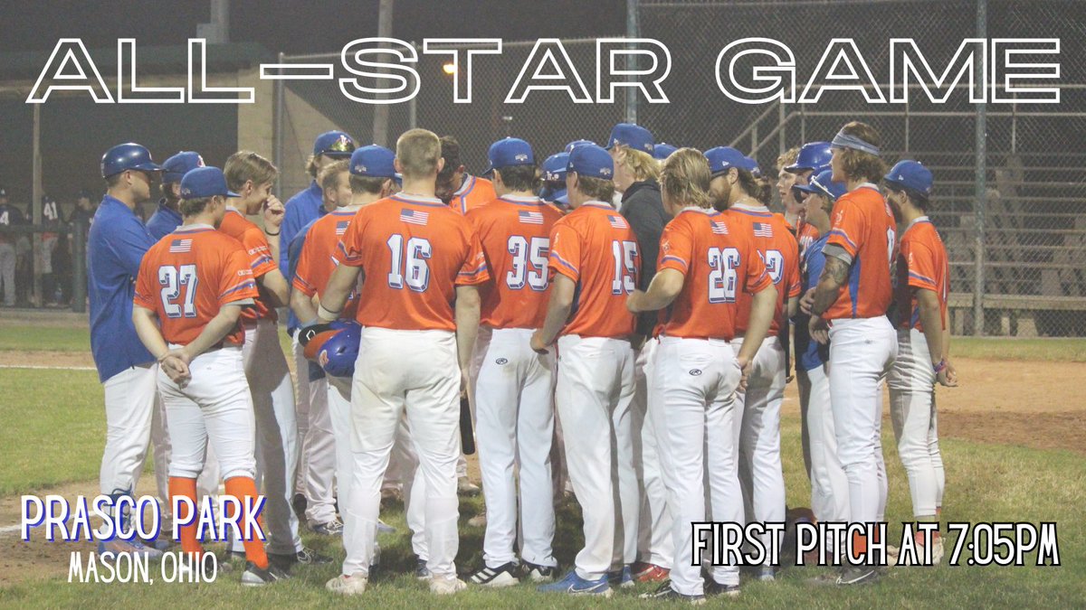 It’s All-Star Game day! Good luck to our guys participating!! 
Justin Rumfield
Connor Ashby
Cade Belyeu
Landon Underhill
Peyton Nelson
Hudson Parker
Ryan Denison
Eduarny Martinez
Kyle Ashworth

First pitch is at 7:05pm! Use this link to follow the game!! 
meridix.com/event/233490