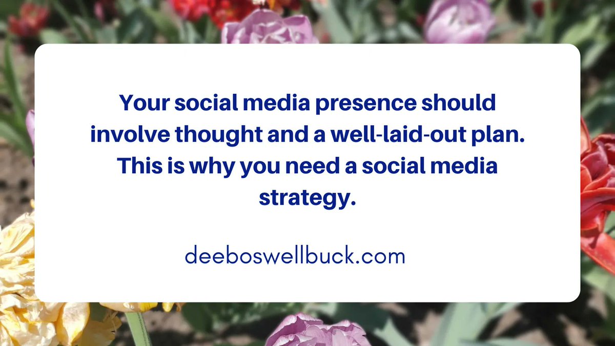 Your social media presence should involve thought and a well laid out plan. This is why you need a social media strategy.buff.ly/3O2TipP

#digitalmarketingtips #torontobusiness #canadianbusiness