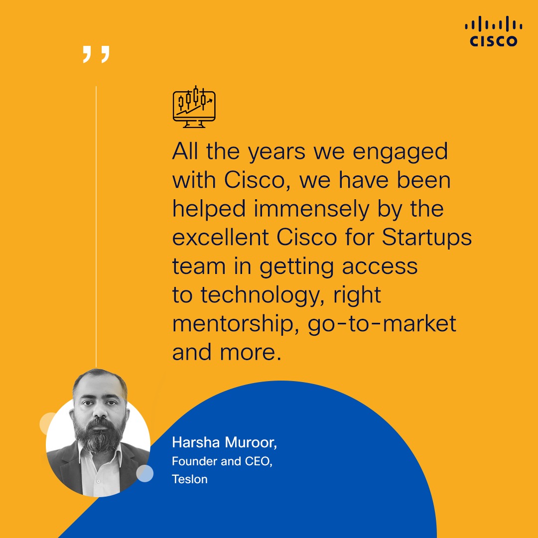 CiscoStartups's tweet image. It&apos;s been our pleasure to provide Teslon with access to technology, mentorship, and go-to-market strategies. Together, we are driving innovation and shaping the future. 

#CiscoForStartups  #Teslon #DigitalTransformation #Innovation